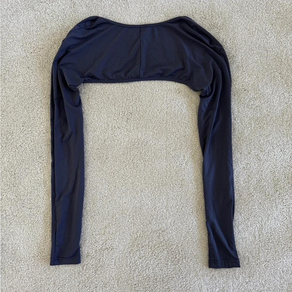 Princess Polly Dark Purple Bolero Two Piece Top Set Size 2 - Picture 4 of 8